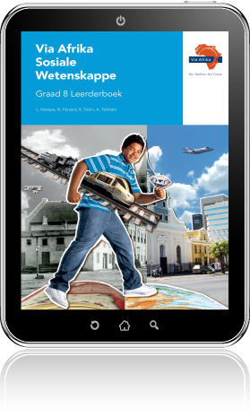 e-Boek ePub vir Android-tablette: Via Afrika Sosiale Wetenskappe Graad 8 Leerderboek